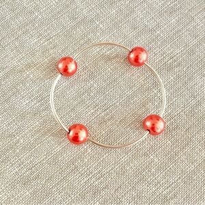 Blessing Bracelet-Orange Beaded